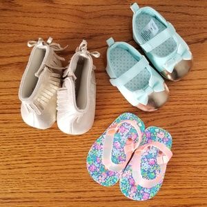 NWOT Baby Girl's 6-9 Month Shoes Bundle
